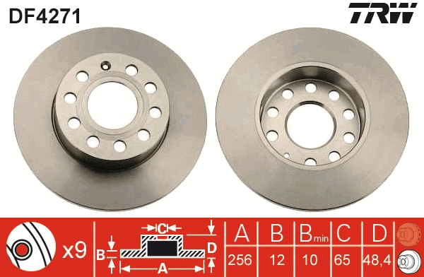 Brake Disc (DF4271)