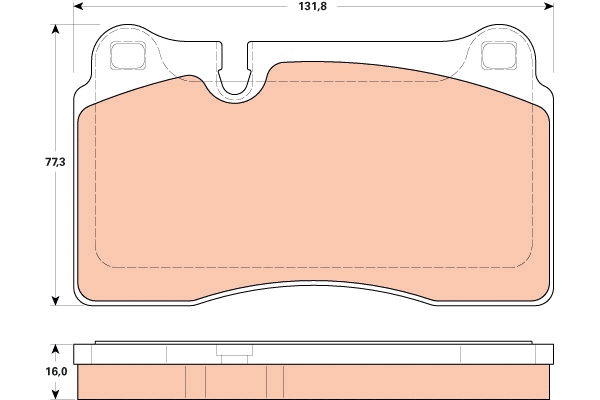 Brake Pad Set, disc brake (GDB1912)