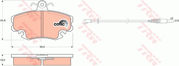 Brake Kit, disc brake (GTD1006)