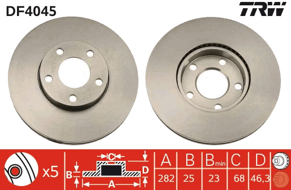 Brake Disc (DF4045)
