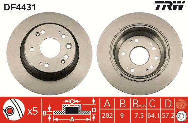 Brake Disc (DF4431)