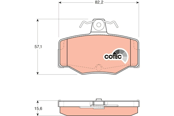 Brake Pad Set, disc brake (GDB3092AT)