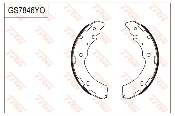 Brake Shoe Set (GS7846)