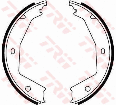 Brake Shoe Set, parking brake (GS8668)