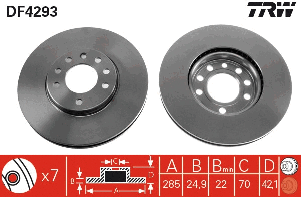 Brake Disc (DF4293)