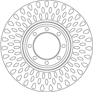 Brake Disc (DF6688S)