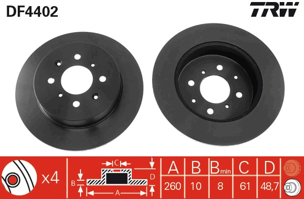 Brake Disc (DF4402)