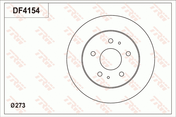 Brake Disc (DF4154)