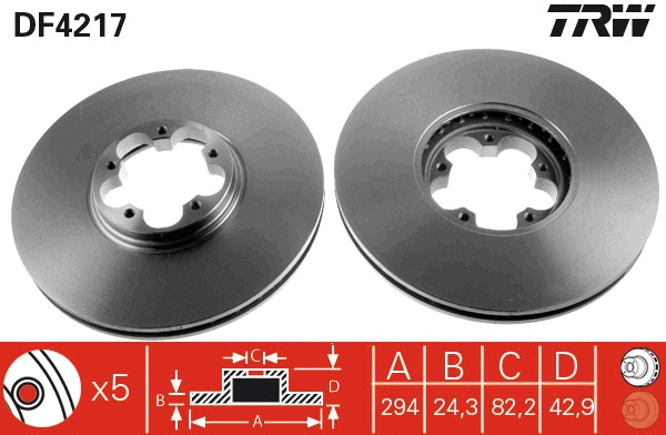 Brake Disc (DF4217)