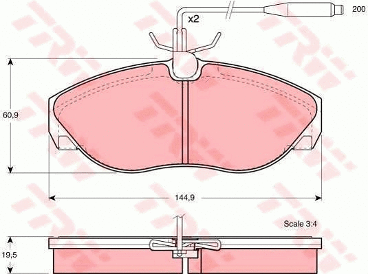 Brake Kit, disc brake (GTD1130)