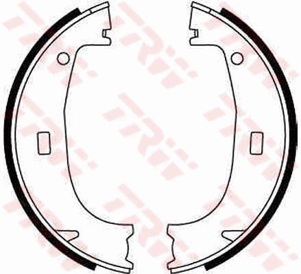 Brake Shoe Set, parking brake (GS8594)
