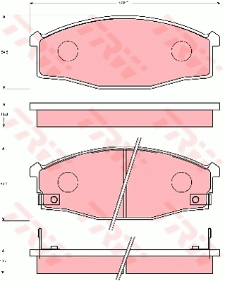 Brake Pad Set, disc brake (GDB7041AT)