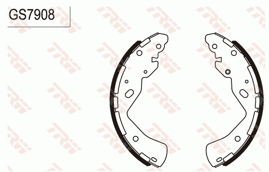 Brake Shoe Set (GS7908)