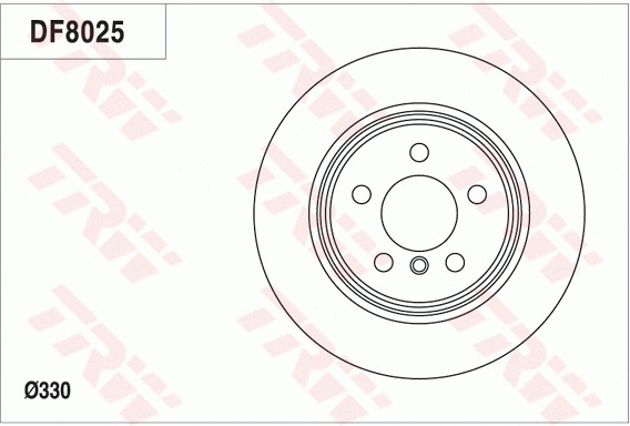 Brake Disc (DF8025)