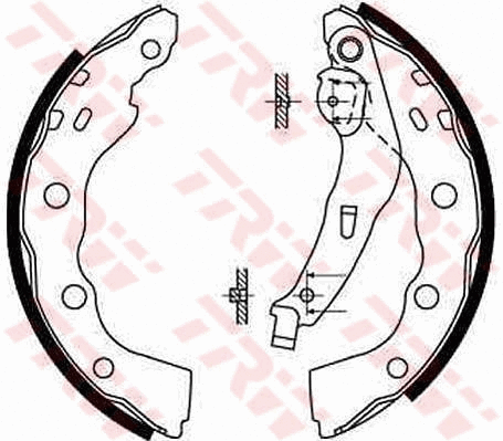 Brake Shoe Set (GS8665)