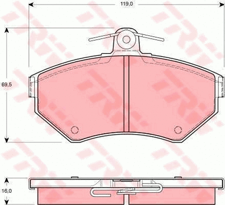 Brake Kit, disc brake (GTD1076)
