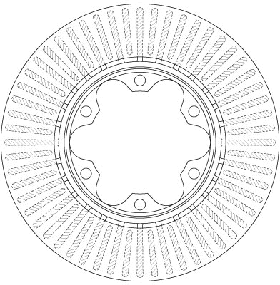 Brake Disc (DF6481)