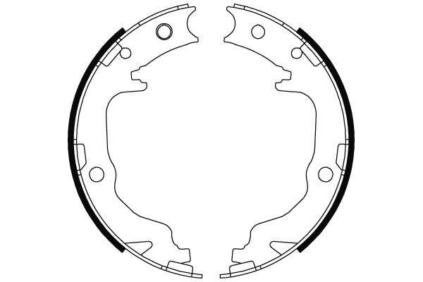 Brake Shoe Set, parking brake