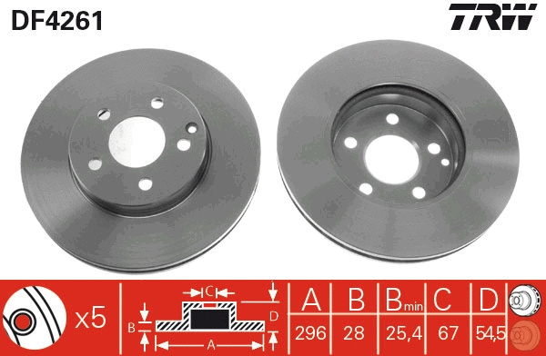 Brake Disc (DF4261)