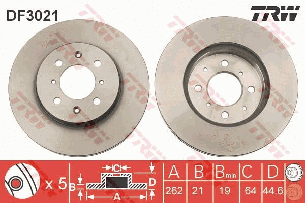 Brake Disc (DF3021)