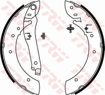 Brake Shoe Set (GS8108)