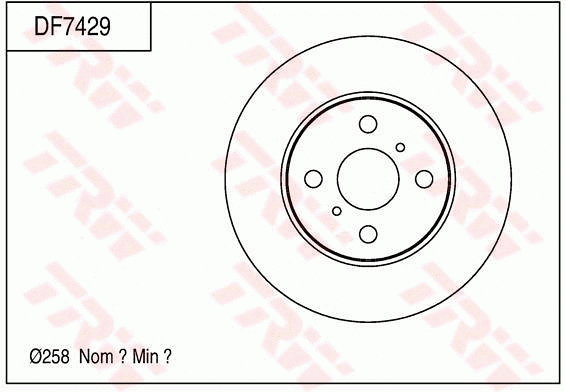 Brake Disc (DF7429)