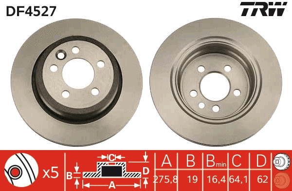 Brake Disc (DF4527)