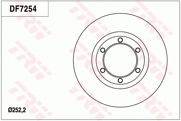Brake Disc (DF7254)