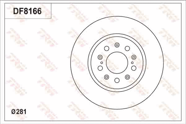 Brake Disc (DF8166S)