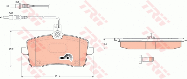 Brake Kit, disc brake (GTD1195)