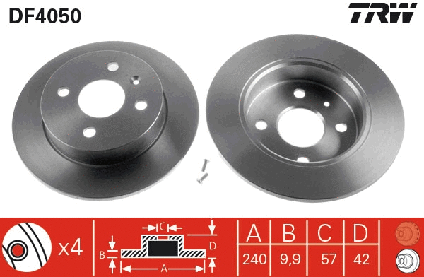 Brake Disc (DF4050)
