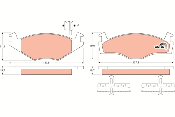 Brake Pad Set, disc brake