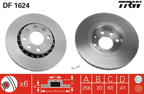 Brake Disc (DF1624)