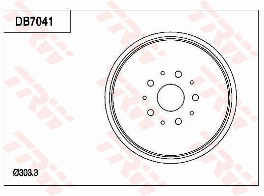 Brake Drum (DB7041)