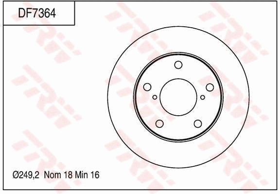 Brake Disc (DF7364)