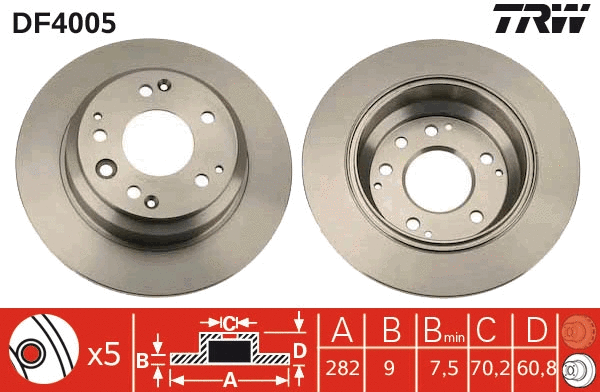 Brake Disc (DF4005)