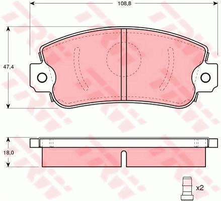 Brake Kit, disc brake (GTD1012)