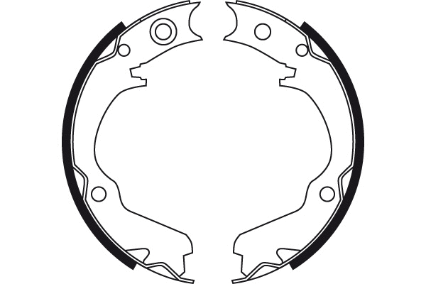 Brake Shoe Set, parking brake