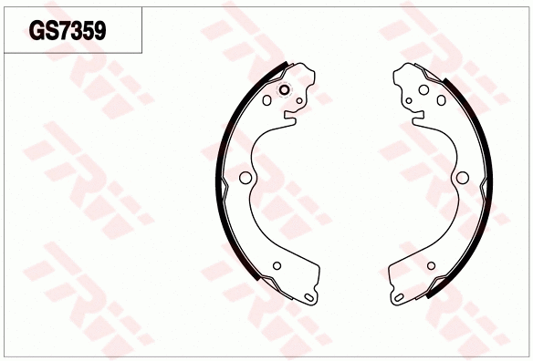 Brake Shoe Set (GS7359)