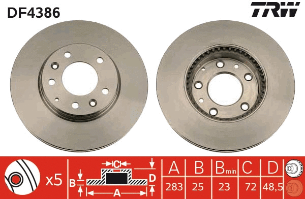 Brake Disc (DF4386)
