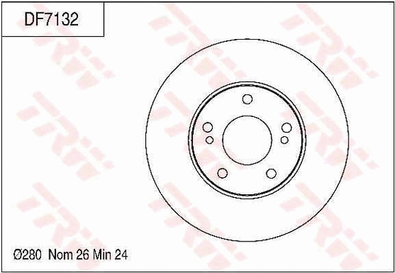 Brake Disc (DF7132)