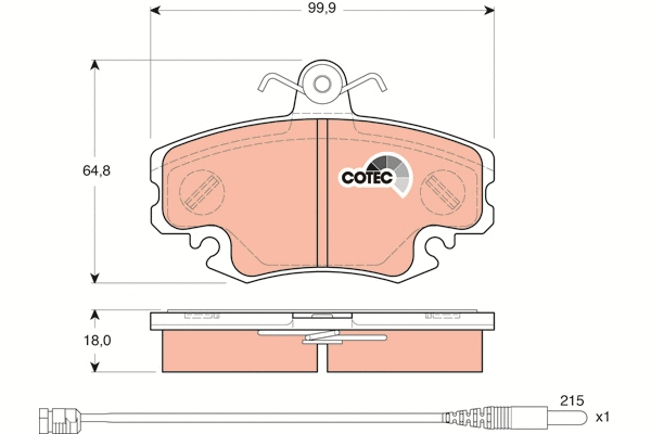 Brake Pad Set, disc brake
