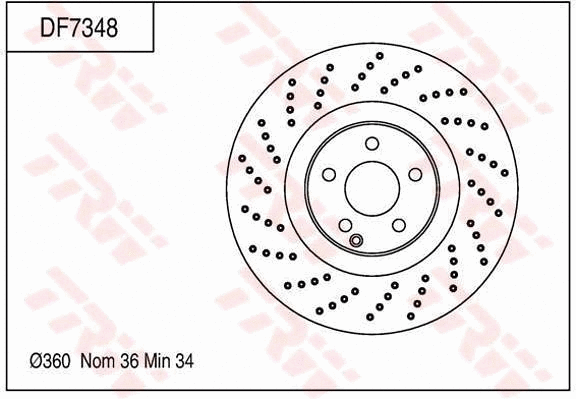 Brake Disc (DF7348)