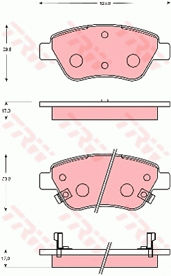 Brake Pad Set, disc brake (GDB7683)