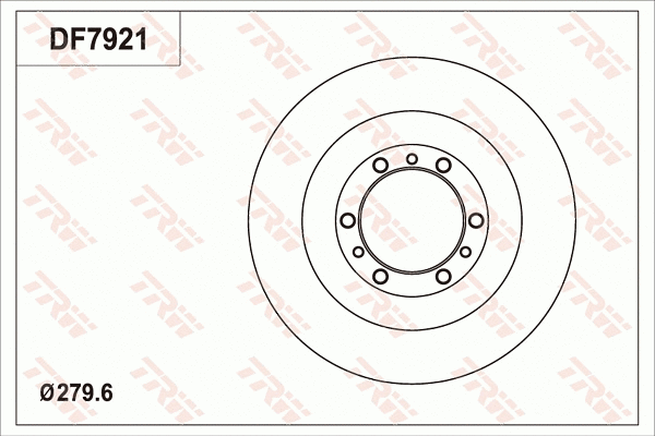 Brake Disc (DF7921S)