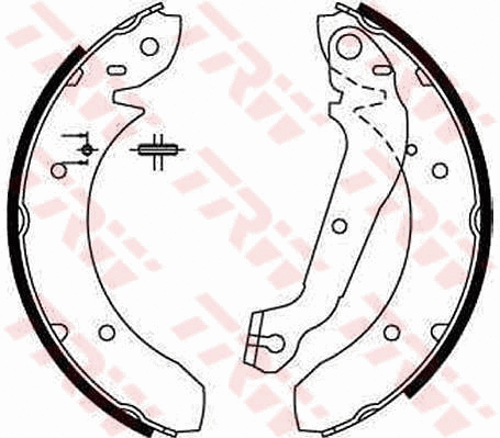 Brake Shoe Set (GS6166)