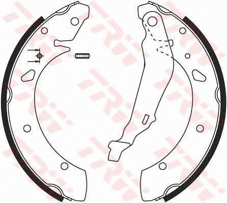 Brake Shoe Set (GS8640)