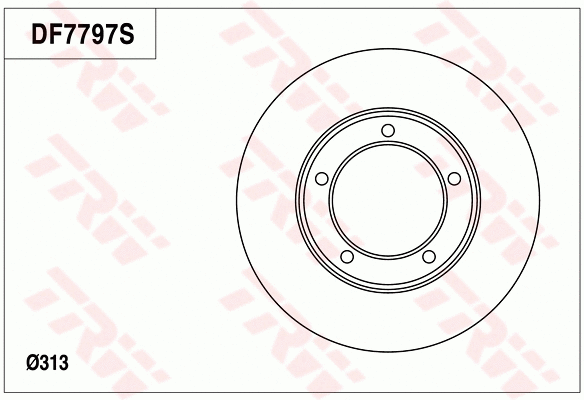Brake Disc (DF7797)