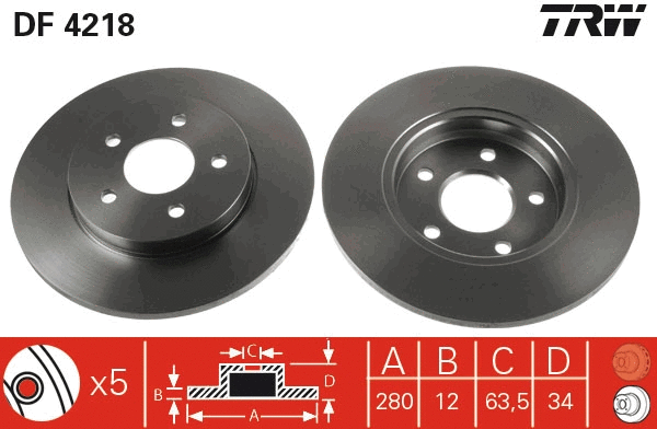 Brake Disc (DF4218)