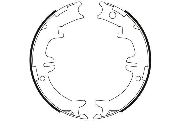Brake Shoe Set, parking brake